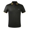 Marque d'été vêtements de luxe Polos de créateur hommes Polo décontracté mode impression broderie t-shirt haute rue hommes Polos