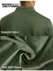 タクバセンスプリングフォールサーマルスポーツセーターメンズ14ジッパートップス通気性ジムランニングTシャツプルオーバー男性アクティブウェア240321