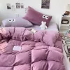 SET 1PC CORAL FLEECE DUSET COVER FÖR VINTER SUPER WARM COMFERTER COVER TITTNA Mjölk Velvet Bed Cover Funda Nordica Cama 90 Singel Sheer Gardiner