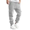 comfortable Casual Fiable And Warm Men'S Solid Color Work Clothes Track Pants Short Big And Tall Pants Stocking Sock 065R#