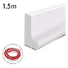 Bath Accessory Set -Collapsible Bathroom Water Stopper Silicone Dry And Wet Separation Waterproof Strip Shower Threshold