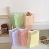 غلاف الهدايا 5/8pcs/Lot 23x15x8cm Color Color Plaid Bag Diy Diy Paper Holiday Storage and Forting