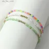 Enkelbanden 3 stuks/set Boheemse gekleurde kralenkettingen geschikt voor dames zomerstrand handgemaakte armbanden benen strandketting geschenkenC24326