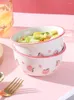 Bowls Ramen Fruit Bowl Ceramic Tableware Soup Rice Salad Exquisite Cute Kitchen Japanese Creative Table Decorations