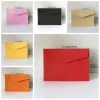 wholesale Solid Color Kraft Paper Products Greeting Card Postcard Thank you Notes Envelope Simple Wedding Invitation Gift Envelopes ZZ