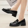 Роскошные дизайнерские женские лоферы. Туфли на плоской подошве. Женская черная обувь, увеличивающая рост. Женские мокасины без шнуровки. Повседневная обувь Zapatos Mujer 240320.