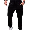 Pantalons de jogging décontractés pour hommes Pantalons de survêtement cargo minces solides Pantalons multi-poches pour hommes Nouveaux vêtements de sport pour hommes Hip Hop Harem Pantalons crayon q8C1 #