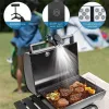 Lighters Smart Touch Grill Light LED Portable BBQ Latarka Lampa na zewnątrz Grill do oświetlenia za pomocą uchwytu klips do montażu do grilla