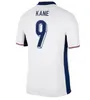 2024 New England Kane Rashford Sterling Nacional de equipes de fãs de fãs versão de futebol Jerseys Euro Copa Grealish Rashford Futebol Camisa em casa Away Kids Kit Uniformes