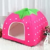 Mats Strawberry House Nest Small Pet Animal Guinea Pig Hamster Bed House Nest Winter Warm Squirrel Rabbit Chinchilla Rat Bed