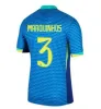Brazylia koszulka piłkarska 2024 Copa America Cup Neymar Vini Jr Zestaw dla kobiet 2025 Brasil National Team Football Shirt 24/25 Home Away Fanversion 4xl Rodrygo Martinelli