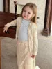 Vestes 2024 Style coréen tricoté Cardigan filles manteau d'été haut tendance vêtements pour enfants