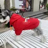 Designer-Hundekleidung, winterwarme Hunde-Kapuzenpullover, Sweatshirts mit klassischem Buchstabenmuster, weiche Baumwoll-Hundebekleidung für kleine, mittelgroße Hunde, Kätzchen, Premium-Welpen-Katzen-Outfit Y15