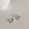 Hoop Huggie Fashionable cross clip earrings suitable for women cute pearl cubic zirconia earrings unperforated jewelry set 24326