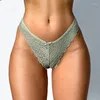 Culotte femme Femmes Floral Creux Out Dentelle Panty Sexy Taille Basse Slip Perspective Intime Sous-Vêtements Féminins
