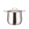 Cookware Sets Kitchware Pot 304 Stainless Steel Compound Bottom High Soup Large Capacity Drum Thickened Deepened Extra