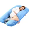 Cuscini premaman a forma di U 130x70 cm Cuscino per il corpo in gravidanza Morbido pile di corallo Donne incinte Biancheria da letto per traversine Cuscini rilassanti 240313