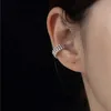 Mankiet uszy Nowy trójwarstwowy okrągłe klips do ucha nowe kolczyki temperaturowe Najmniejsze luksusowe kobiece kolczyki ślubne biżuteria