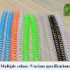 Stekels grote capaciteit 10 stcs30holea4 plastic spiraal binding spoel notebook bindring plastic enkele draadring bindmiddel binder benodigdheden