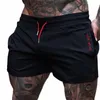 Hommes Shorts chauds légers pantalons courts minces en cours d'exécution Squat Fitn Shorts hommes vêtements de sport Shorts à cordon de serrage à séchage rapide 02rY #