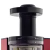 VSJ843QR Juicer à mastic vertical, 43 tr / min Compact Cold Press Juicer Hine avec éjection automatique de pâte, 150 W, rouge