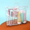 Butelki do przechowywania butelki z rozkładem do butelki kosmetycznej toner sprayowy krem ​​szamponowy pusty pojemnik Nordic Style