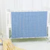 S Super Zachte geboren Meisjes Jongens Inbakeren Wrap Quilts Plaid Peuter Baby Kinderwagen Beddengoed Katoen Gebreide Deken 240311