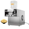 Máquina de gelo de floco de neve refrigerada a ar pequena neve contínua refrigerada bingsu barbeador triturador de smoothie 60kg/24h 220v