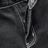 Svarta jeans för män harembyxor Löst fit baggy byxor avsmalnande streetwear herrkläder denim byxor 2023 Nya ankomst Q2LH#