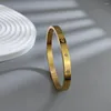 Bracelet tendance en acier inoxydable, élégant, cœur d'amour, en cristal, pour femmes et hommes, bijoux de décoration