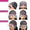 30 Zoll leimlose 5x5-Verschlussperücke Echthaar Babyhaarperücken für Frauen Körperwelle 13x4 Lace Front Perücke 13x6 HD Lace Frontal Perücken