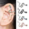 Ear Cuff Ear Cuff Delysia King 1PC clip per orecchio serpente Y240326