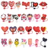 Hot Selling Stofdicht Stro Cap Valentijnsdag Liefde Partij Persoonlijkheid 10mm Stro Mouw Stro Cap Decoratie