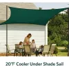 NETS Green foncé imperméable du soleil SHADE SALLE RECTANGE RECTANGE TRIANGLE GARDINE TERRACE PAPE PISCURE CAMP CAMP RADING YOUR AUT