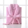 bath Lg Terry 100% Towel Dring Absorbent Lightweight Thick Gown Sleepwear Robe Men Cott Waffle Women Bathrobe z47I#