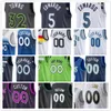 Maglie da basket cucite Kevin Garnett 21 Isaiah Rider 34 Stephon Marbury 3 Wendell Moore Luka Garza Josh Minott T.J.Warren McLaughlin Jaylen Clark Leonard Miller