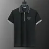 Polo skjorta mens polo designer skjortor Italien lyxbrev broderi polo t shirt sommar fritid mens kortärmad tshirt med flera stilar tillgängliga storlek m-3xl#77