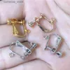 耳のカフ耳カフジャンカン10ピース非穴あき耳クリップフックdiy earrings手作りファッションアクセサリーy240326