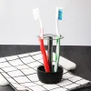 Tutucular Paslanmaz Çelik Diş Fırçası Tutucu Banyo Vanity Tezgah Tezgahı Comestic Fırça Depolama Organizatör
