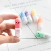 6 Pcslot Capsules Styling Highlighter Vitamin Pill Highlight Marker Color Pens Office Stationery School Supplies 240320