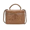 30% Rabatt auf Designer -Tasche 2024 Handtaschen High -End -Modekette Damen kleine duftende Wind Lingge Sticked Faden große Kapazität Box Crossbody Damen Frauen