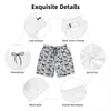 Mignon Noël Border Collie Dog Maillots de bain pour hommes Maillots de bain à séchage rapide Beach Board Shorts Pet Animal Swimming Boardshorts z5Fm #