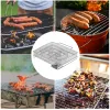 Grills BBQ Smoke Box Cold Smoke Generator Stainless Steel Grill Net Outdoor Smoking BBQ Grill Tool for Kamado Accessories