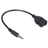 CAR aux conversie USB-kabel-cd-speler mp3 audiokabel 3,5 mm audiokop T-vormige plug om verbinding te maken met u diskcd-speler audiokabel