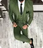 Fancy Green Groom Abito per uomini Tre pezzi Man Blazer Evening Prom Dinner Dink Wedding Tuxedos Great Gatsby Men Smokos Groom Wedd5150519