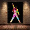 Calligraphie Freddie Mercury groupe de Rock bohème, affiches de chanteur de musique, images d'art murales, peintures sur toile, décoration de salon, décoration de maison