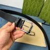 Brandles de boucle en métal décontractées de haute qualité marques de ceinture de ceinture de ceinture de luxe Luxurys ceintures pour la ceinture masculine 3,4 cm 003