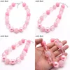 Colliers de perles Mticolor Design Kid Chunky Collier 20mm Perle Pendentif Bubblegum Enfants Bijoux Pour Les Filles En Bas Âge Drop Livraison Ottzx