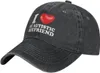 Gorras de bola I Love My Autistic Boyfriend Hat para hombres Béisbol ajustable