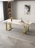 Camp Furniture Stainless Steel Table Legs Custom Marble Tea Stand Rock Plate Feet Large Light Lux